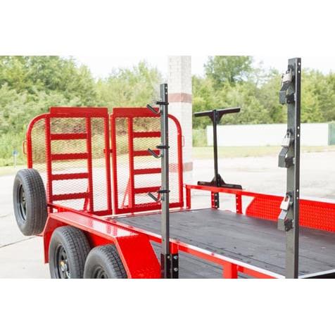 Trimmer Rack, 3 Place Locking Trimmer Rack Adapter PJ Trailers 