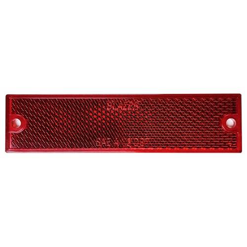 Réflecteur rouge - 4-3/8" x 1-/8"