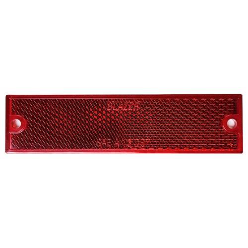 Red Reflector - 4-3/8" x 1-/8"