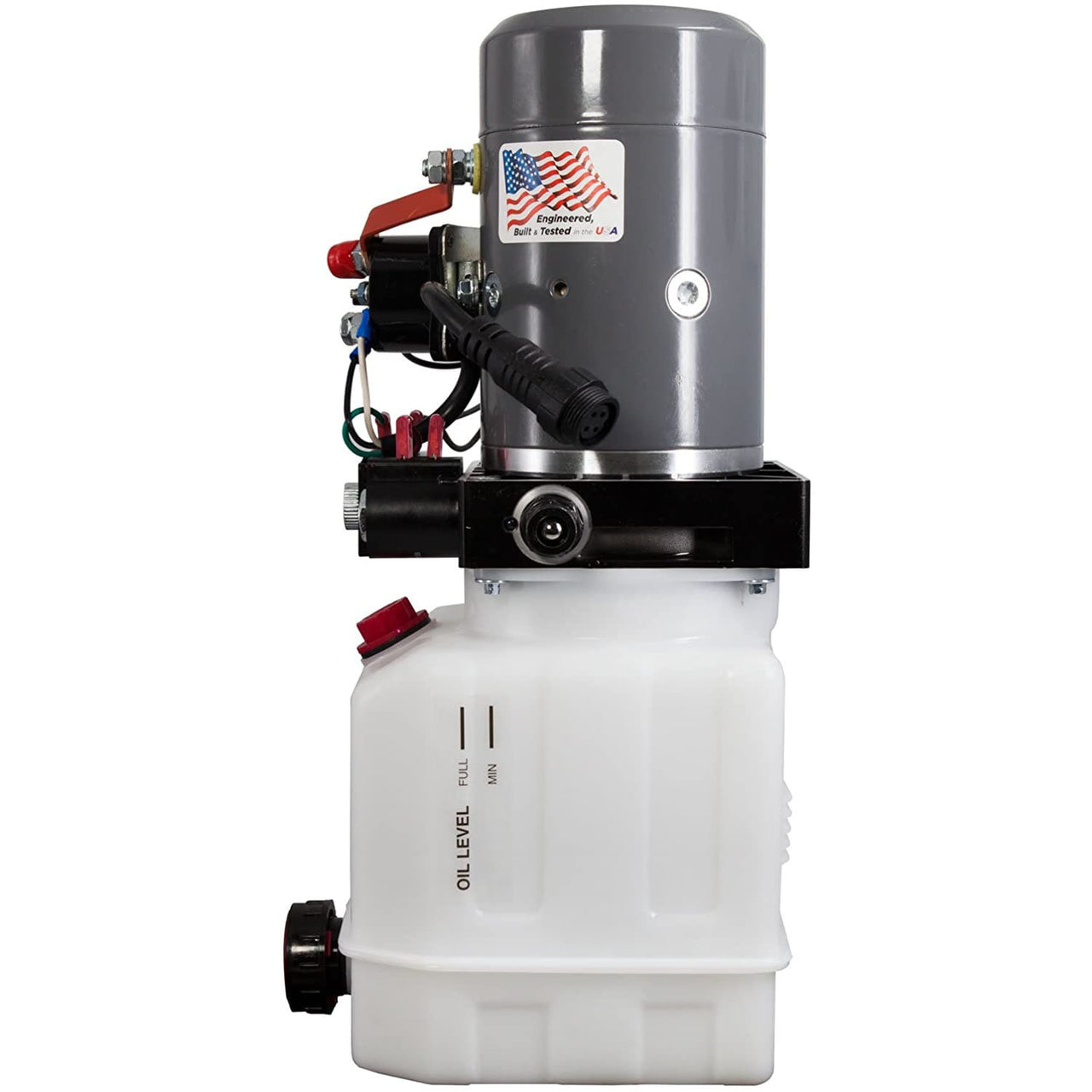 Hydraulic Pump, Dual Action w/Remote & 6qt Tank