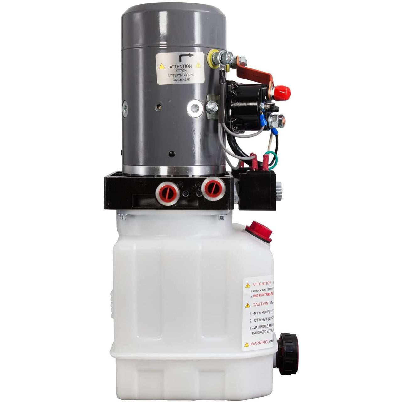 Hydraulic Pump, Dual Action w/Remote & 6qt Tank