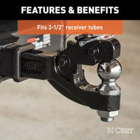 Thumbnail for Receiver-Mount Ball & Pintle Hitch (2-1/2