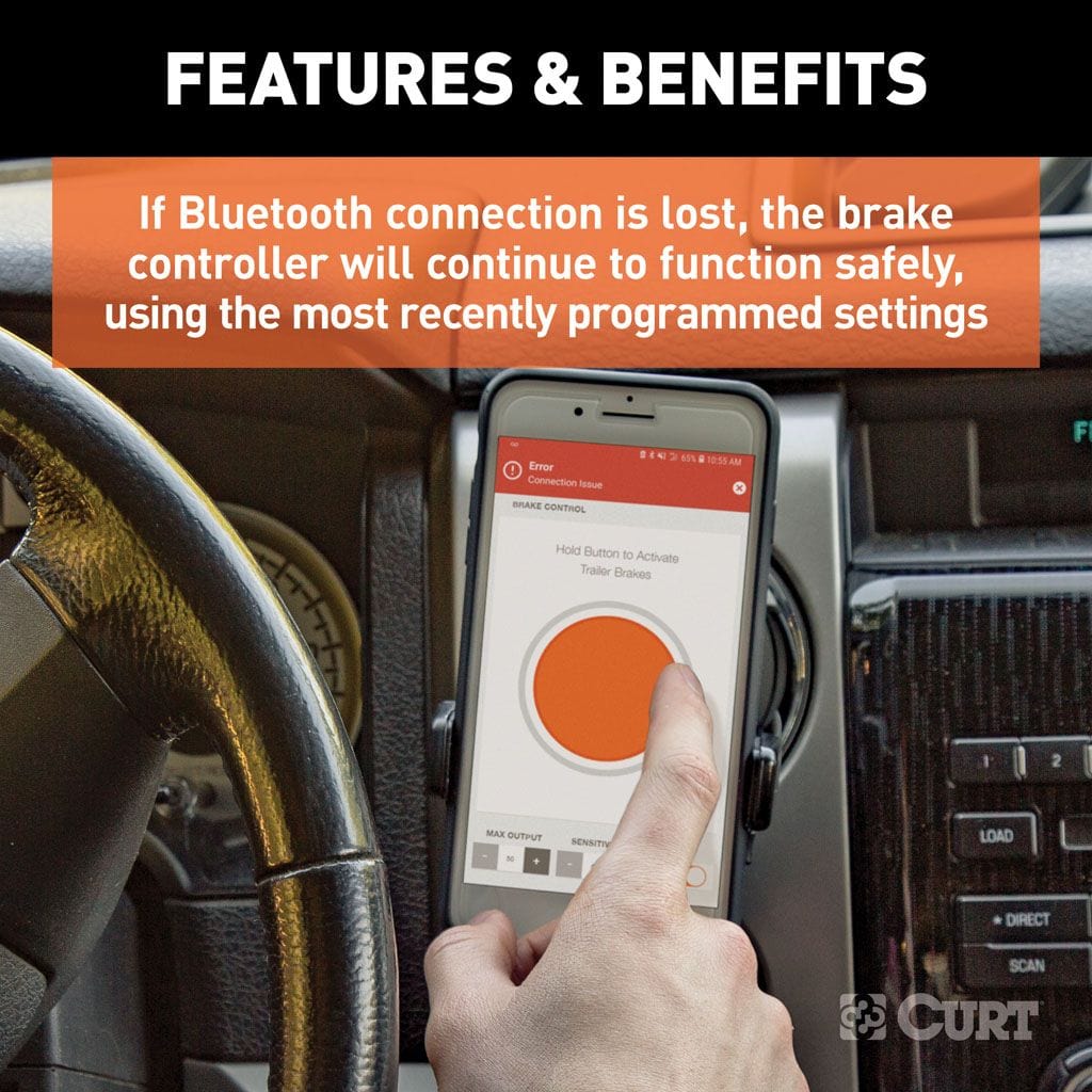 Contrôleur de frein de remorque mobile Echo, 7 voies, connexion Bluetooth pour smartphone