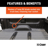 Thumbnail for 7' Custom Wiring Harness Extension (Adds 7-Way RV Blade to Truck Bed, Packaged)