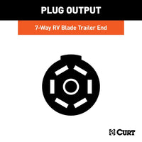 Thumbnail for 7-Way RV Blade Connector Plug (Trailer Side)