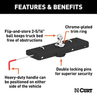 Thumbnail for Kit d'attelage à col de cygne à double verrouillage avec supports, Ford F-150 sélectionné