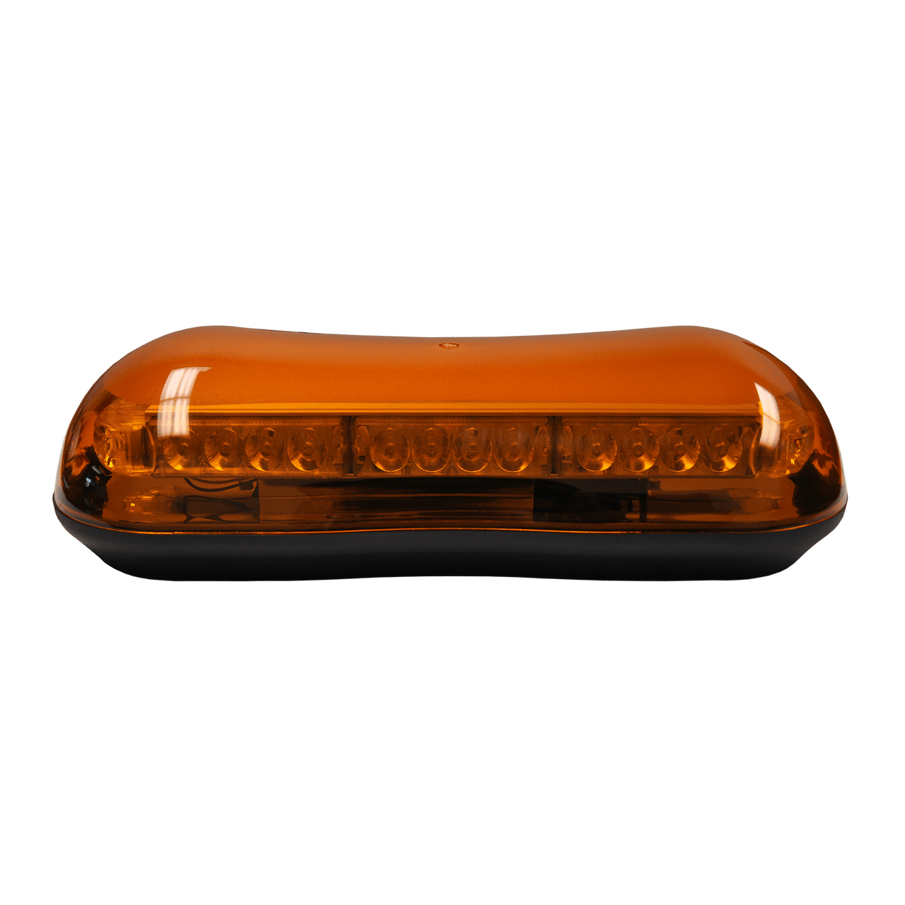 Barre lumineuse d'avertissement à DEL ambrée à dôme ambré