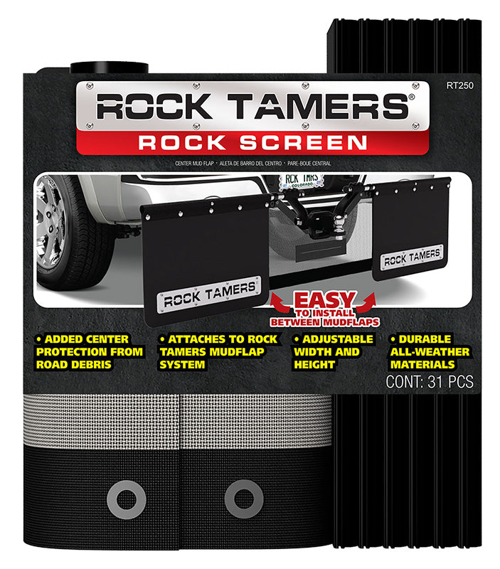 Rock Screen for RT Mudflap Systems