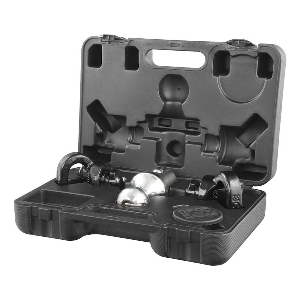 OEM Puck System 2-5/16" Gooseneck Ball &amp; Kit d'ancrage de chaîne de sécurité pour Ram