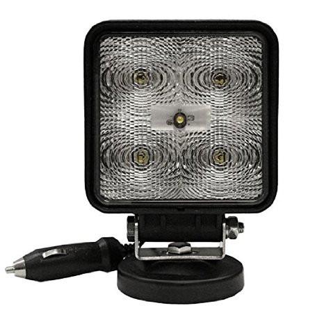 Clear 4" Flood Beam Square LED Magnetic Work Light Work / Driving Lights Blazer 
