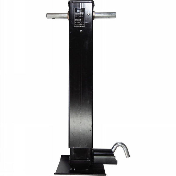 longtailです heavy duty trailer jack - 12k drop leg jack spring return