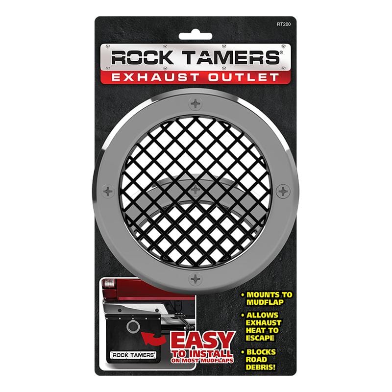 2 PACK Rock Tamers Exhaust Outlet, 2 Pack Rock Tamers Hardware Rock Tamers 