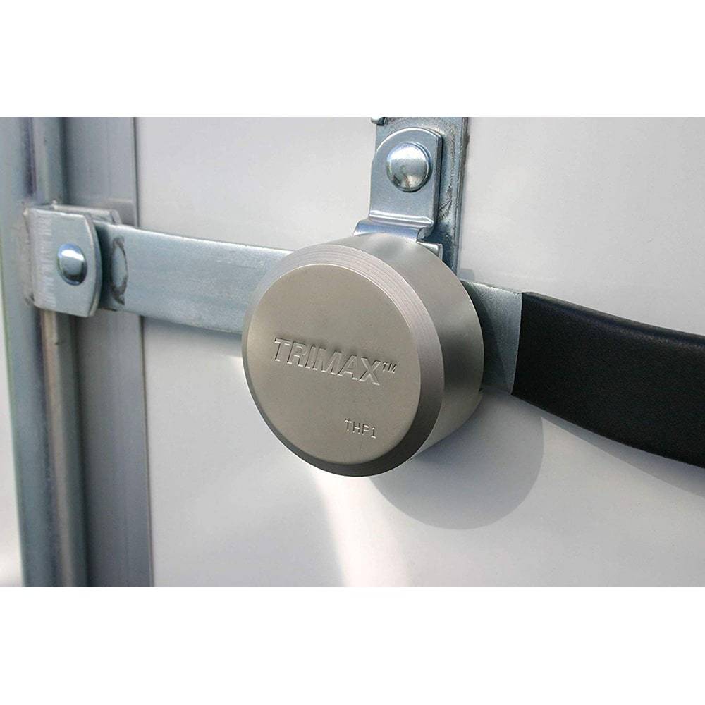 Trimax THP3XL Hockey Puck Keyed Alike Internal Shackle Trailer Door Lock, (Pack of 3)