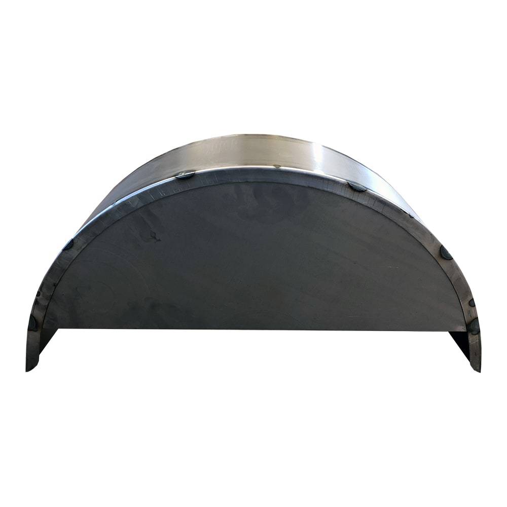 Single Axle Trailer Fender with backplate - 14" to 15" Wheels