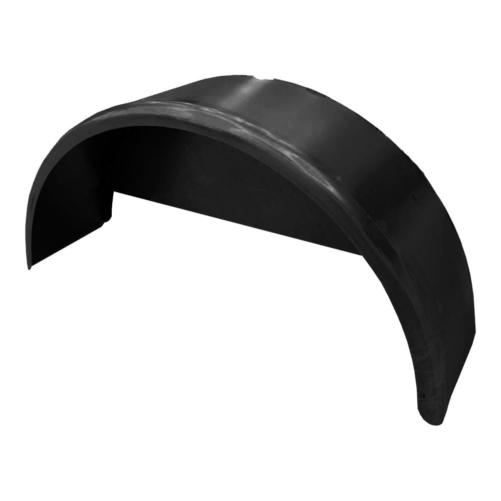 Single Axle Trailer Fender with Backplate